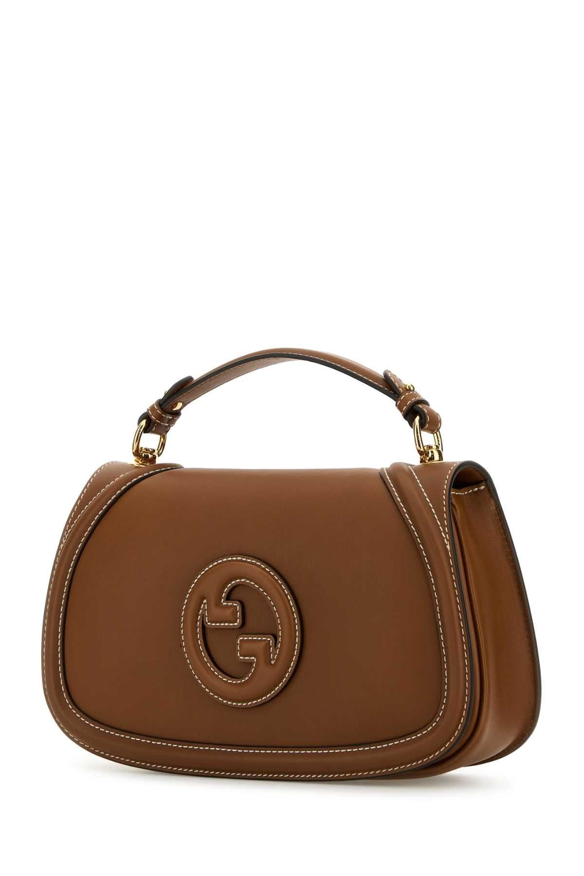 Gucci Women Caramel Leather Gucci Blondie Handbag - 2