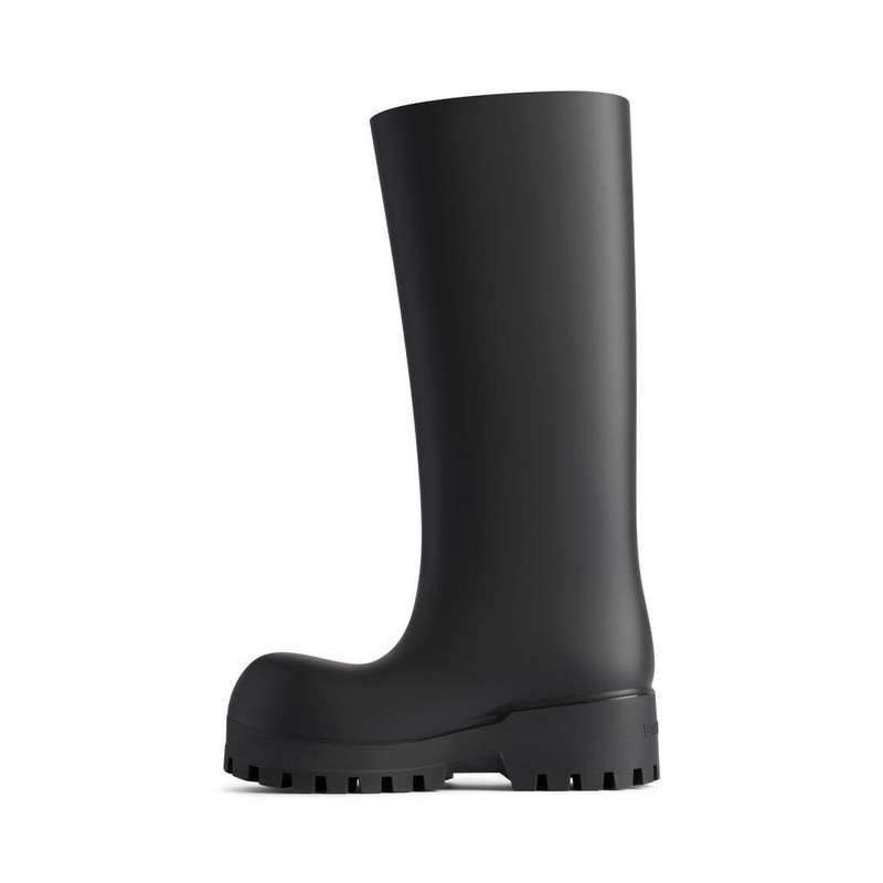 BALENCIAGA Women's Bulldozer Rainboot in Black outlook