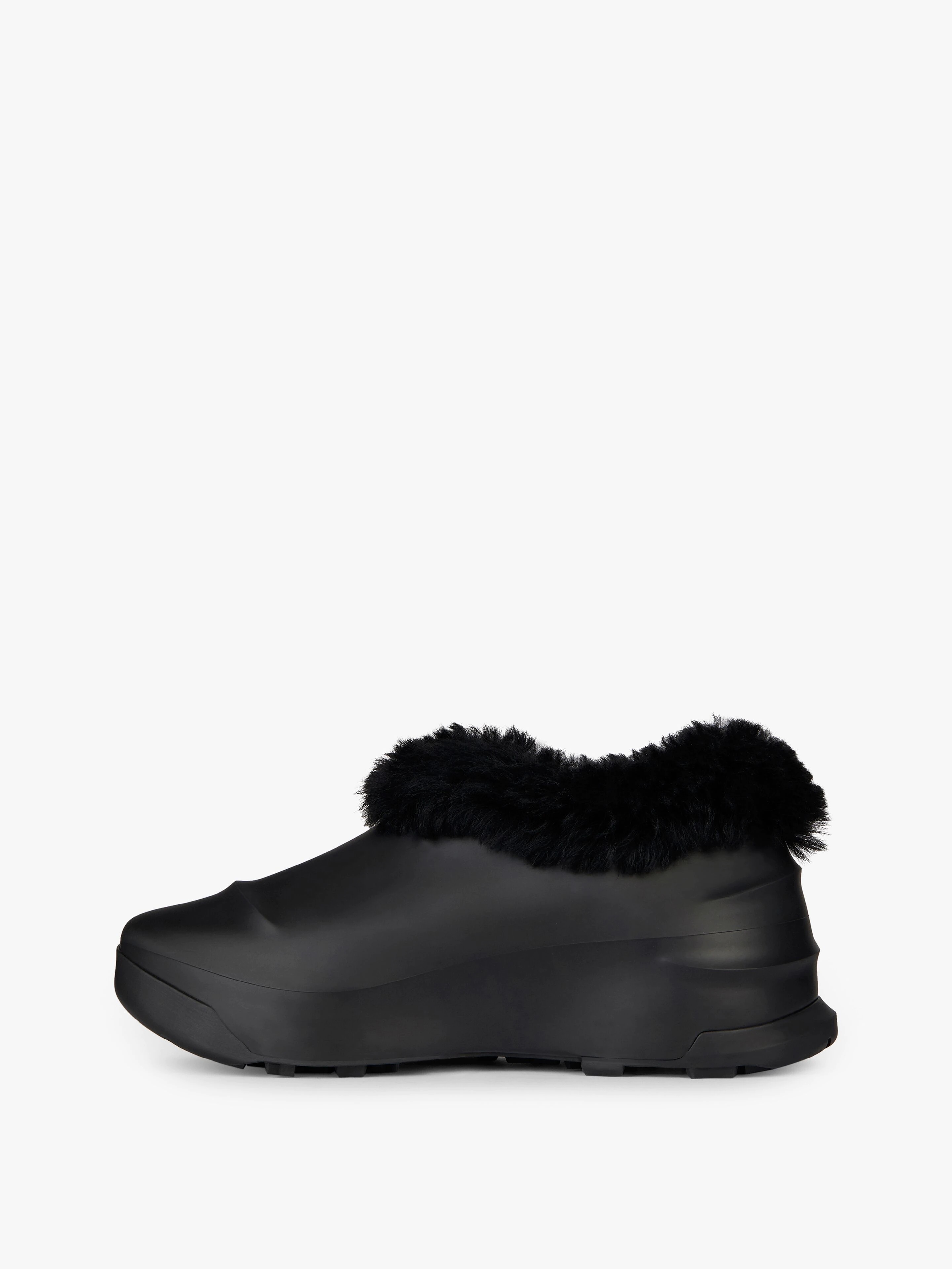 MONUMENTAL MALLOW LOW SHOES IN RUBBER AND SHEARLING - 3