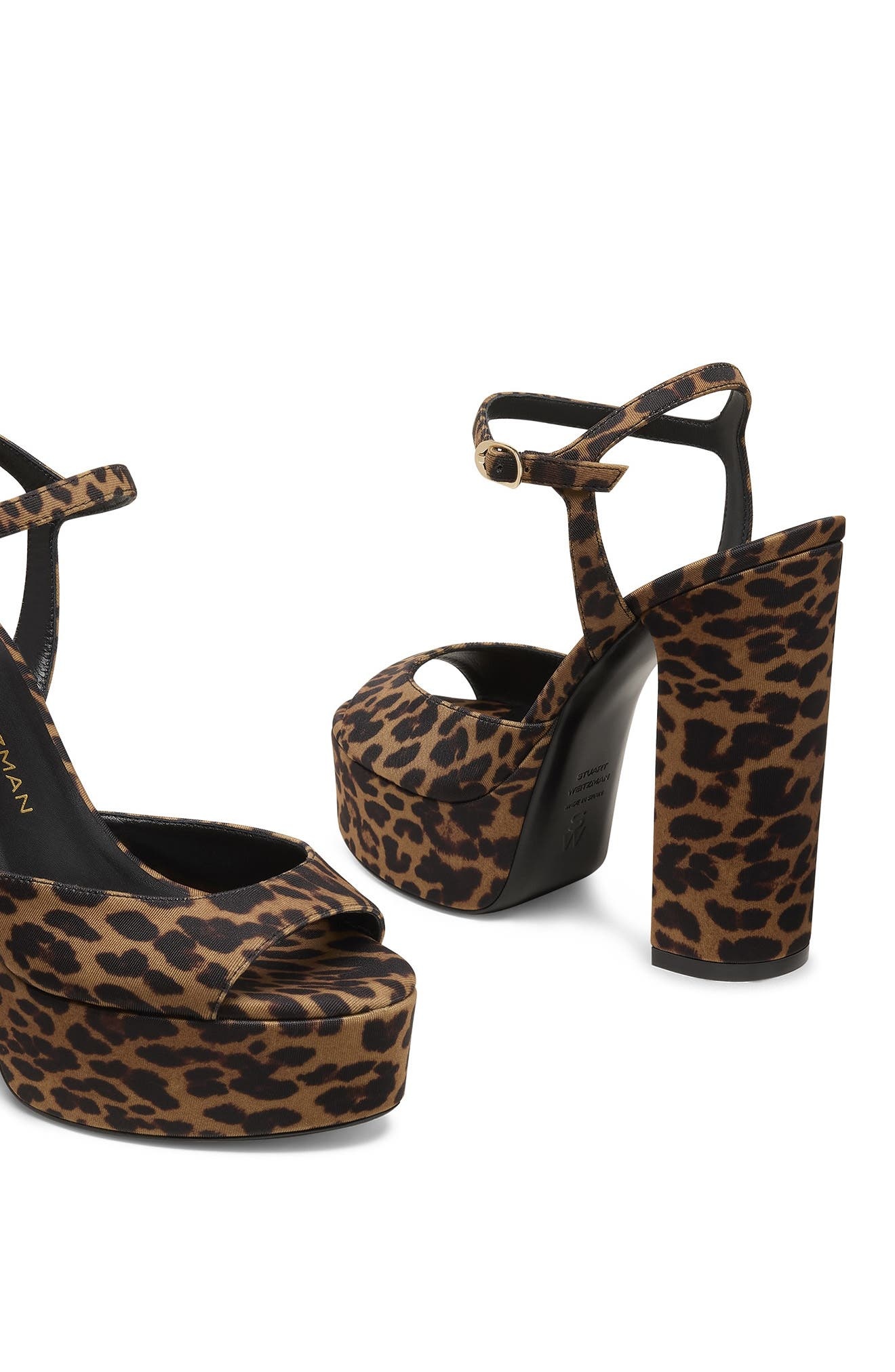 Stuart Weitzman Dayna Boost Platform Sandal in Classic at Nordstrom - 4