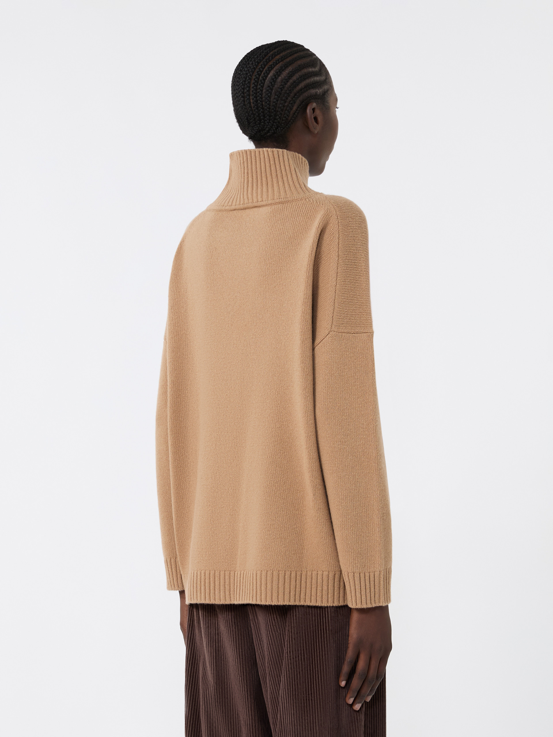 BORGIA Wool knit turtleneck jumper - 4