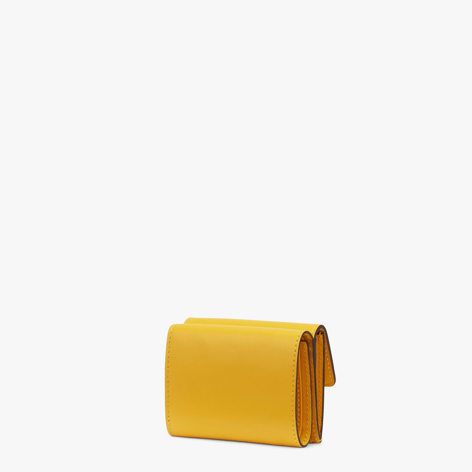 Yellow leather wallet - 2