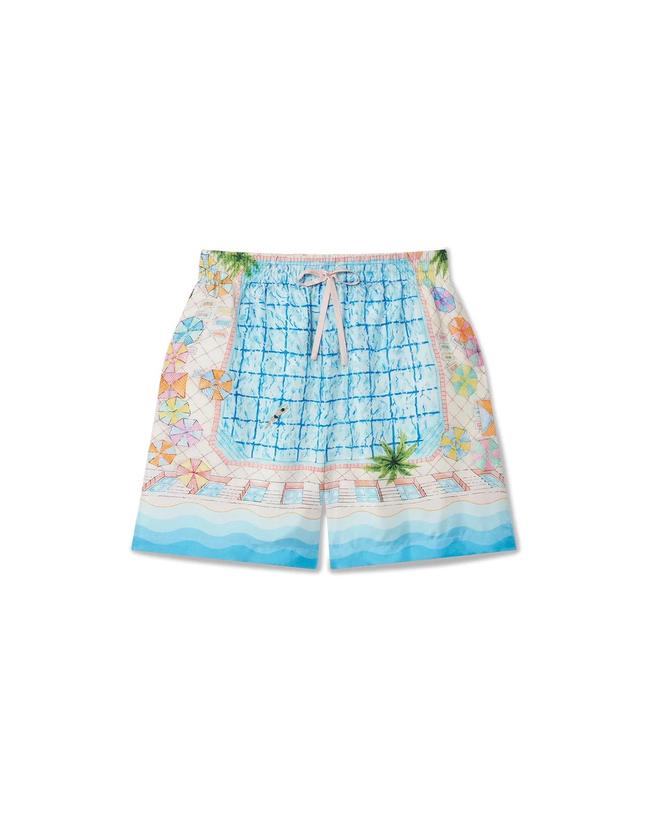Le Plongeon Silk Shorts - 1
