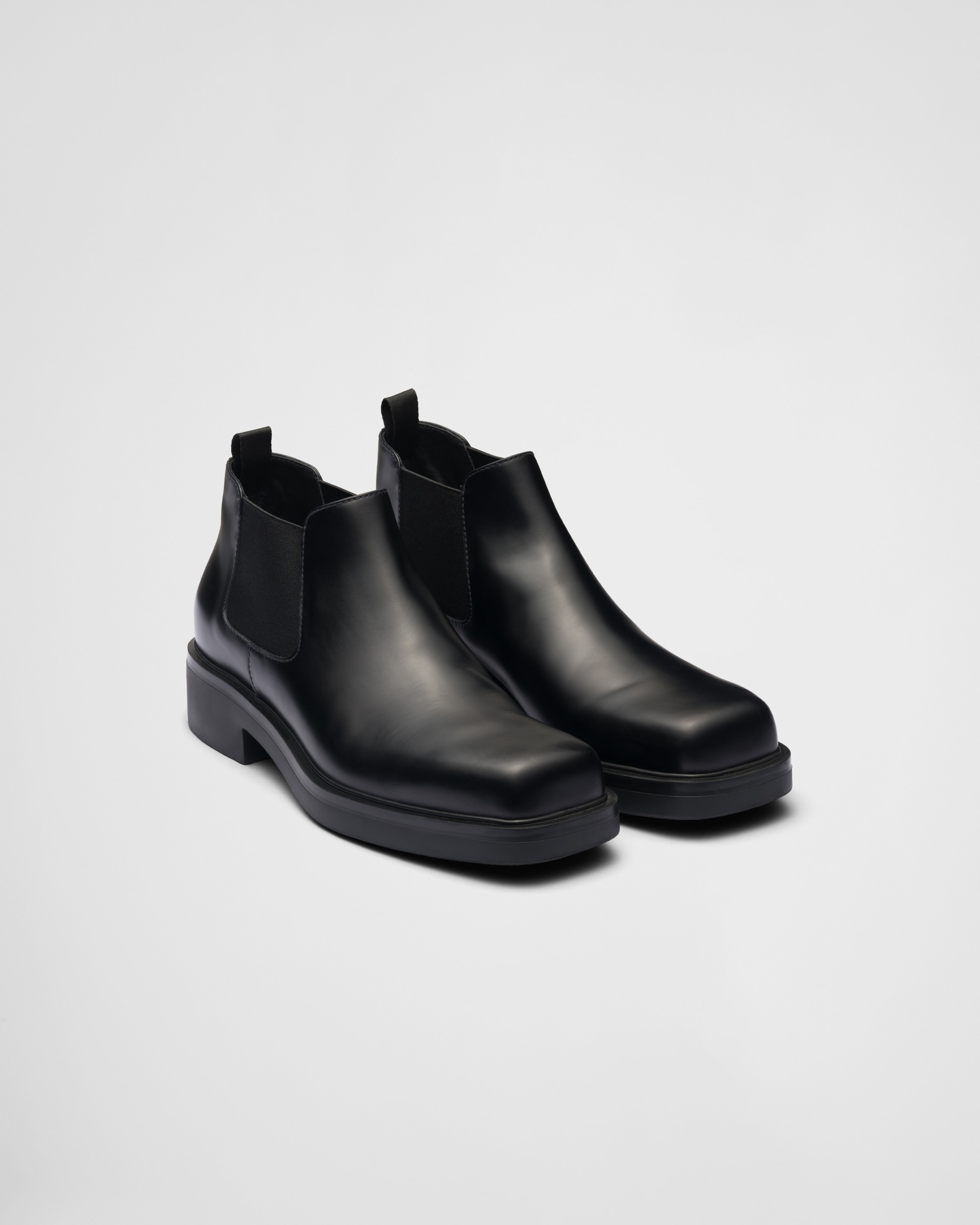 Brushed leather Chelsea boots - 1