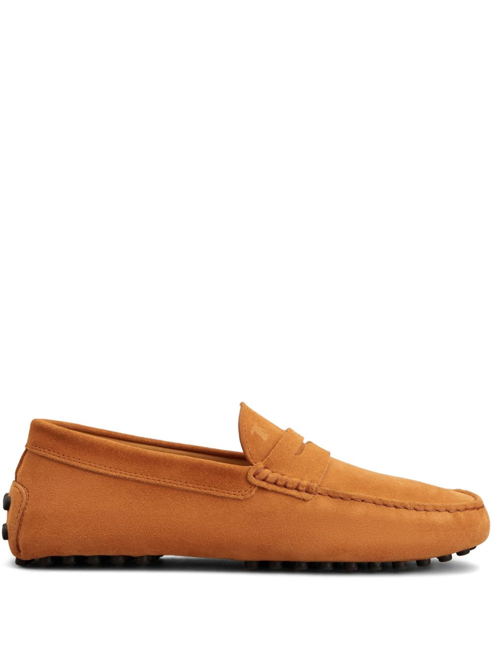 penny-slot suede loafers - 1