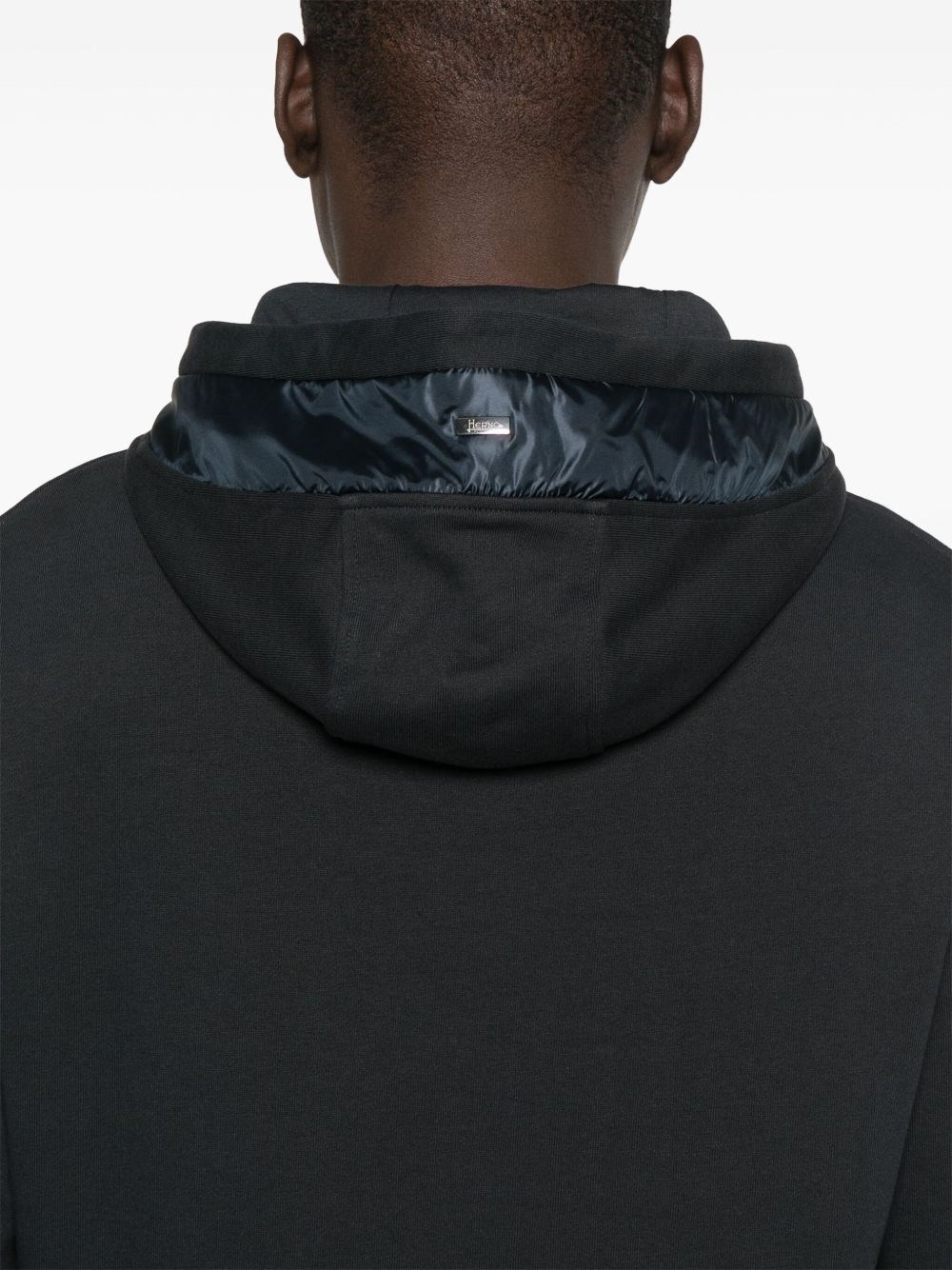 Logo cotton hoodie - 5