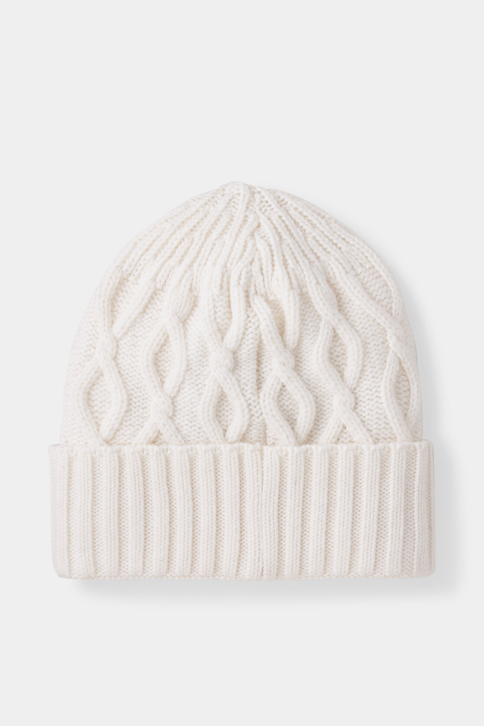 Jamila knitted cashmere hat in Off-White - 2