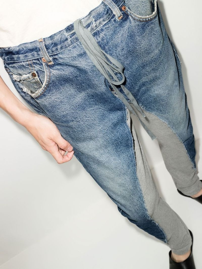 panelled straight-leg trousers 4