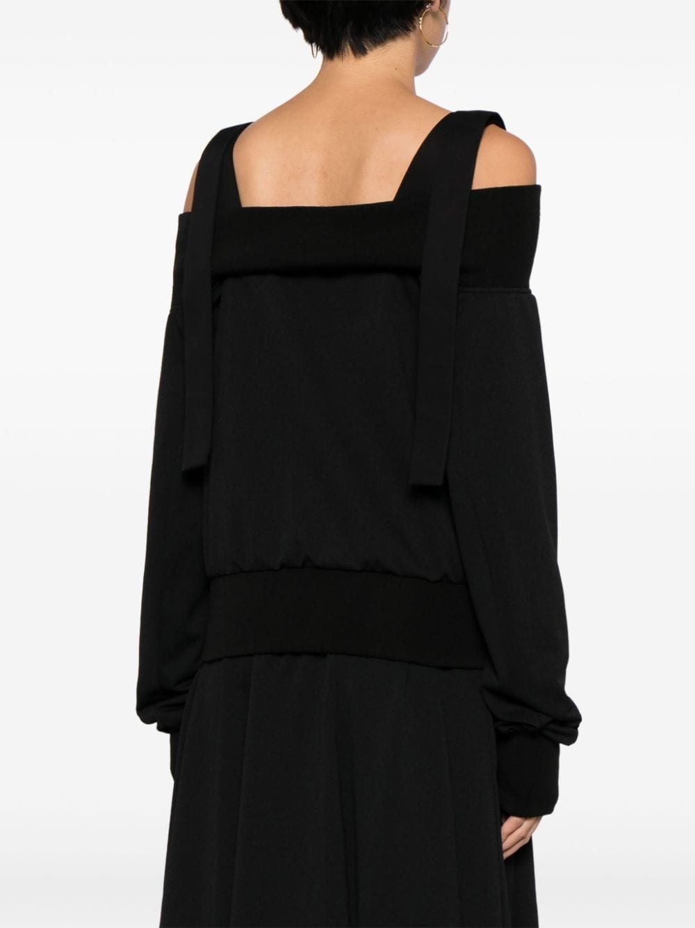 drop-shoulder zipped top - 4