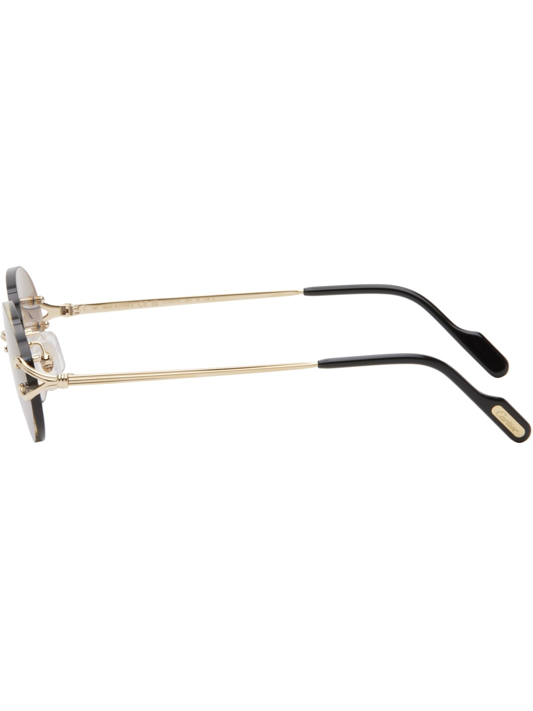Gold 'Décor C Classique de Cartier' Sunglasses - 3
