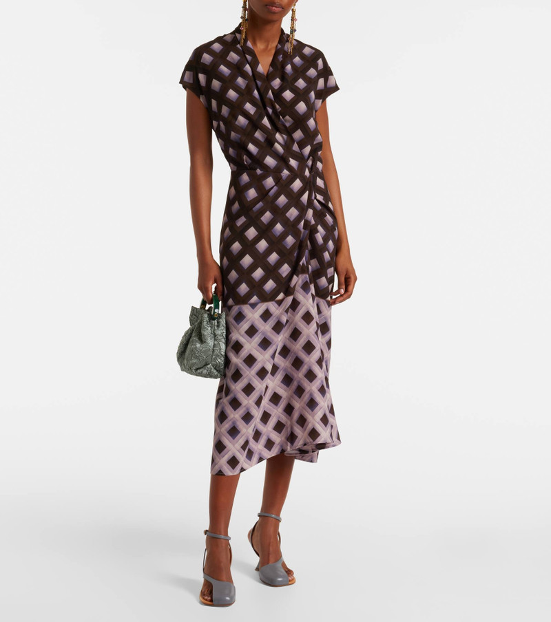 Dries Van Noten 75 leather wedge sandals outlook