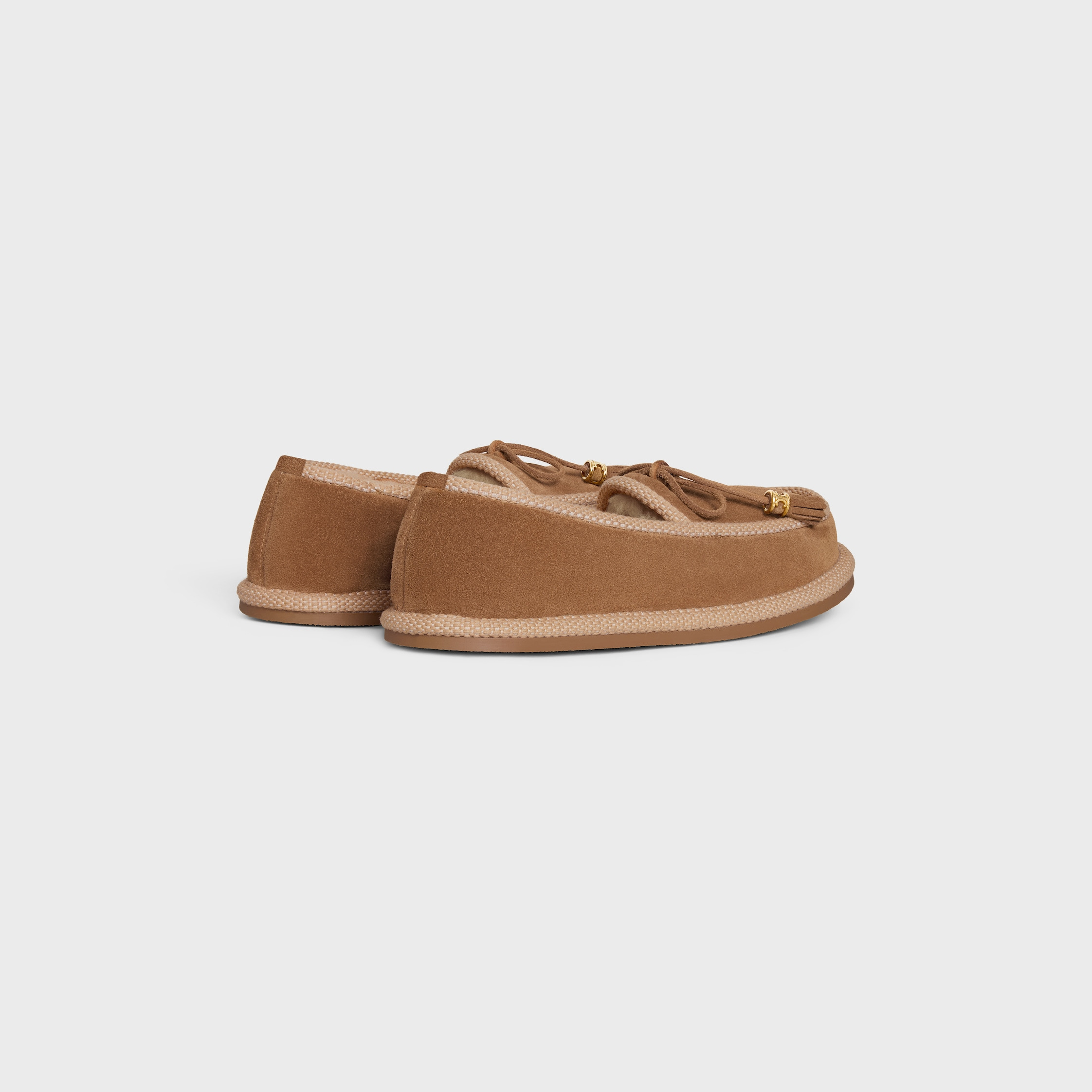 CELINE BOUBOU SLIPPERS IN Suede Calfskin - 3