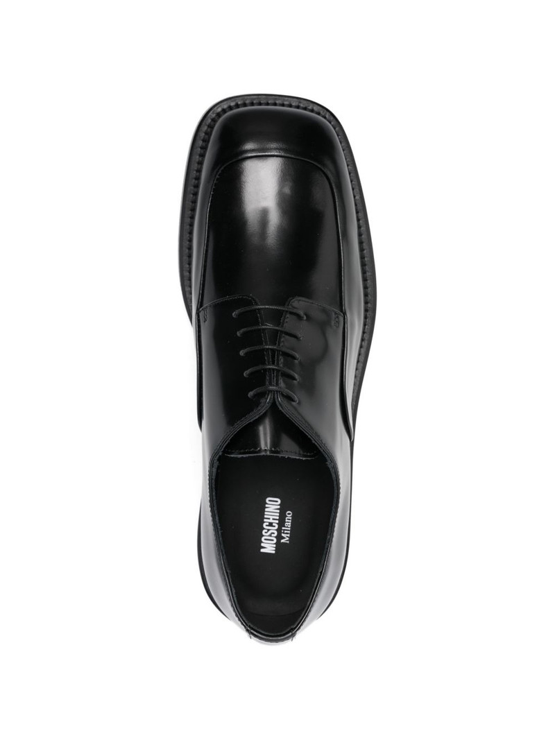 lace-up leather derby shoes 4