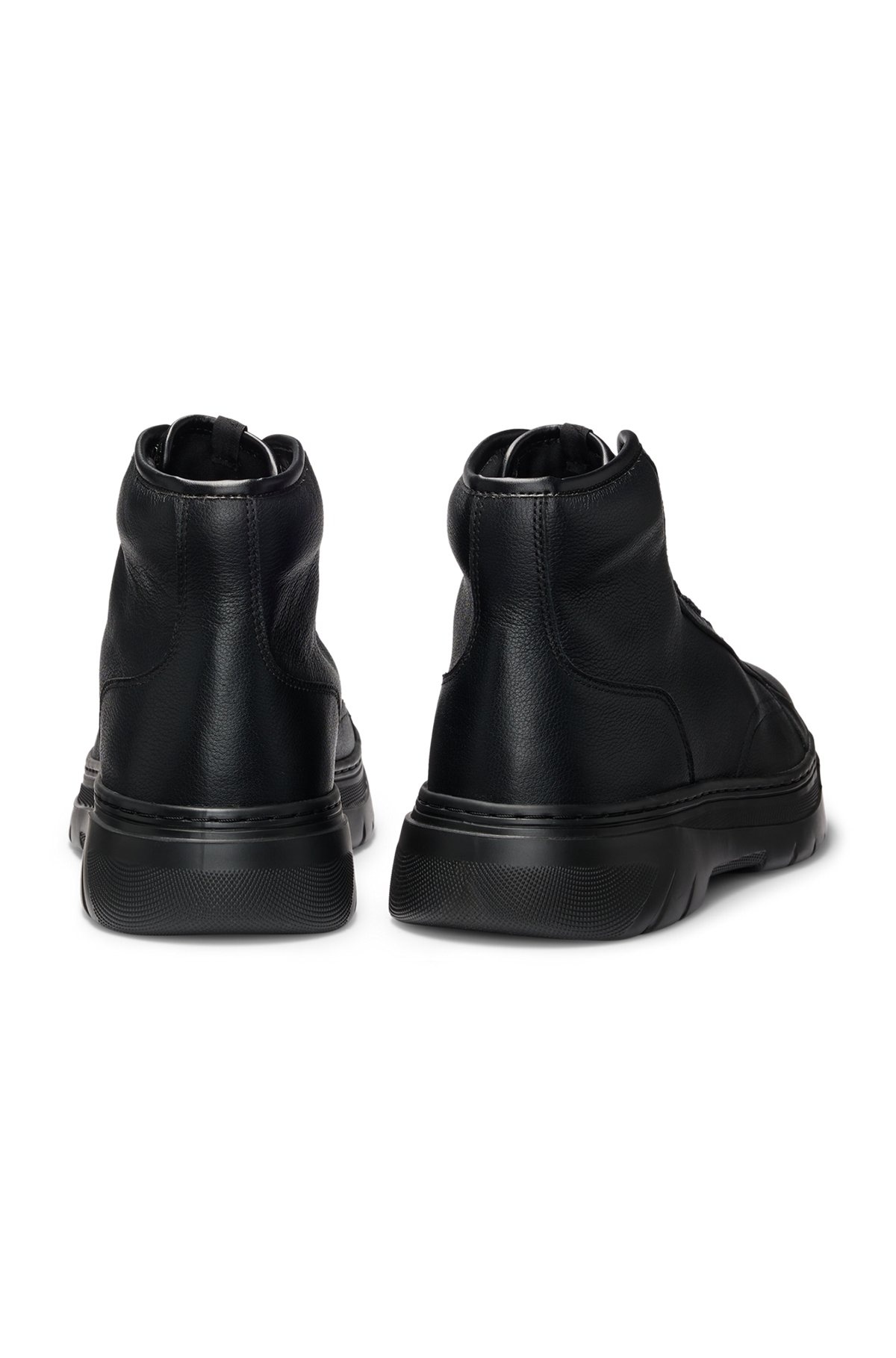 HIGH-TOP BOOTS IN GRAINED LEATHER - 5
