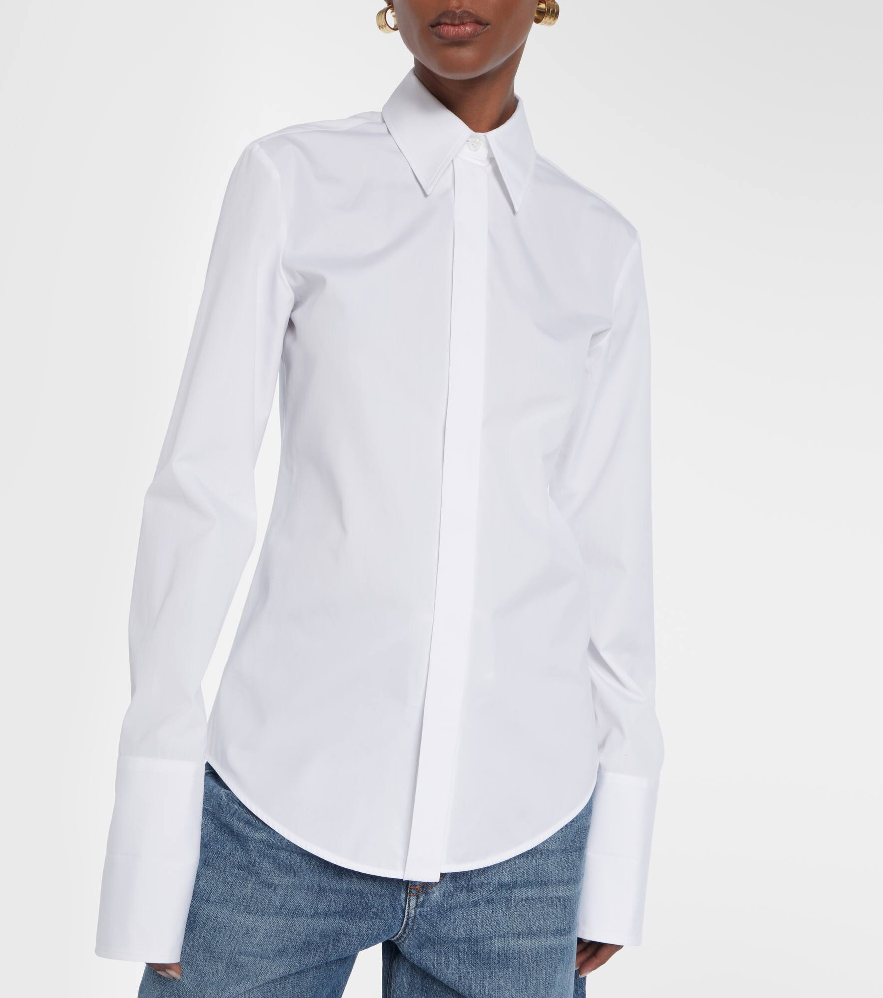 Oste cotton poplin shirt - 6