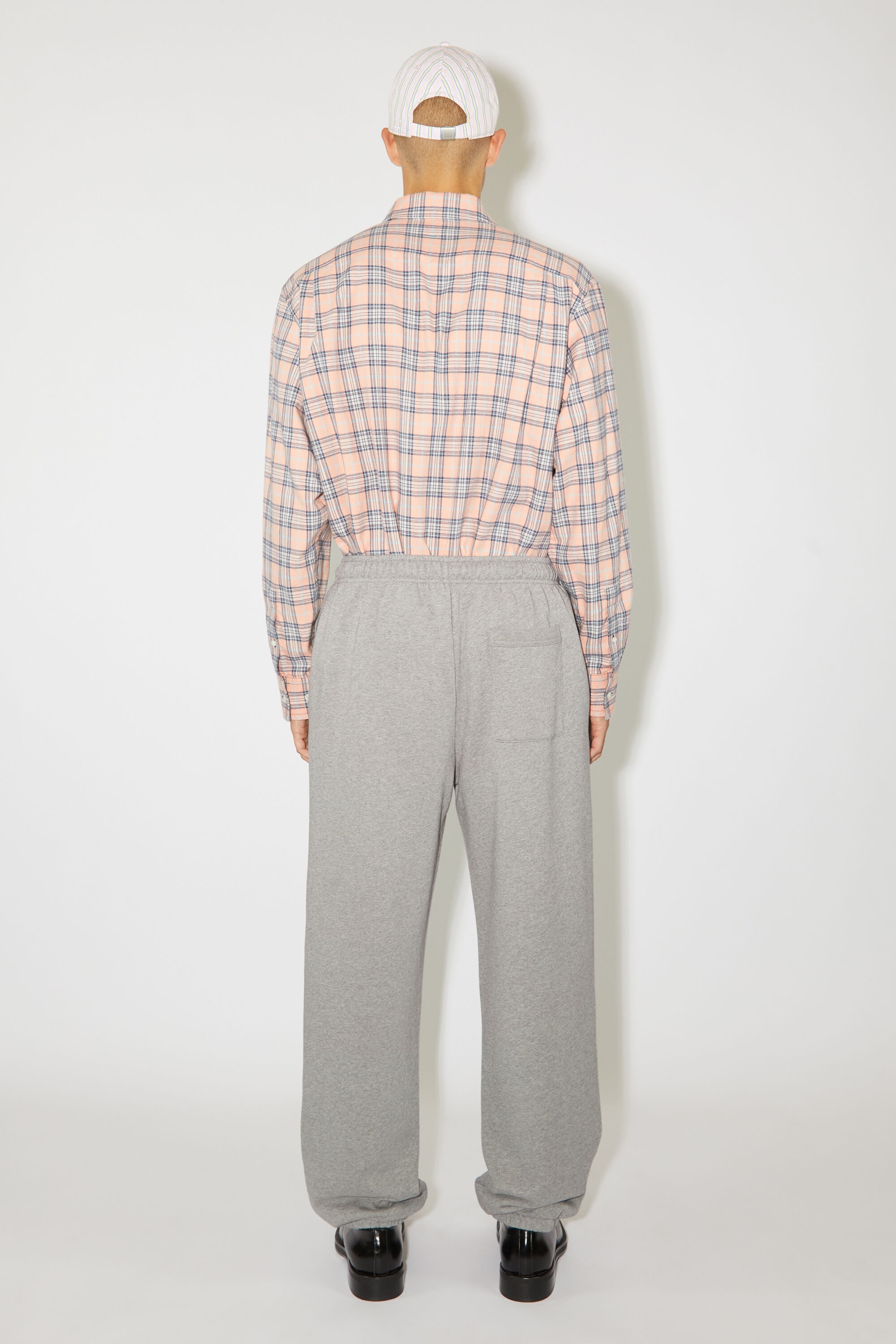 Cotton sweatpants - Light Grey Melange - 3