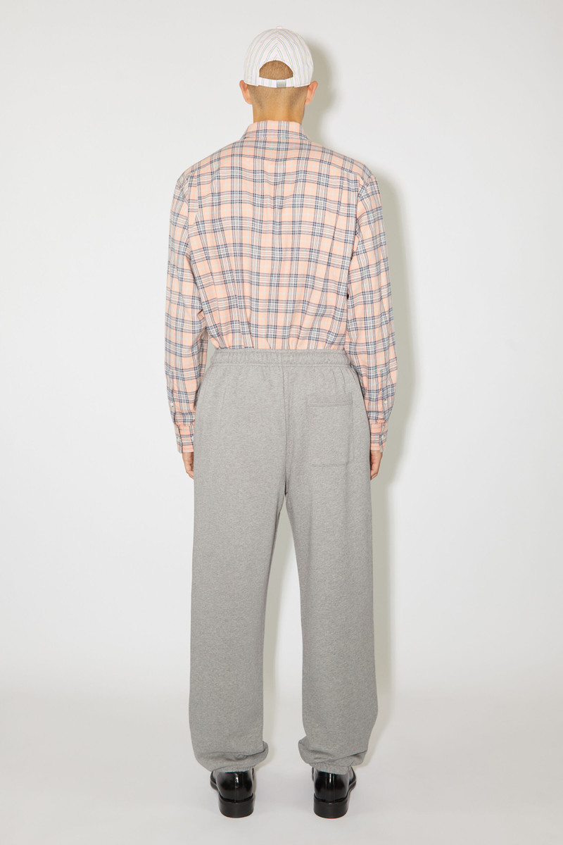 Cotton sweatpants - Light Grey Melange 3