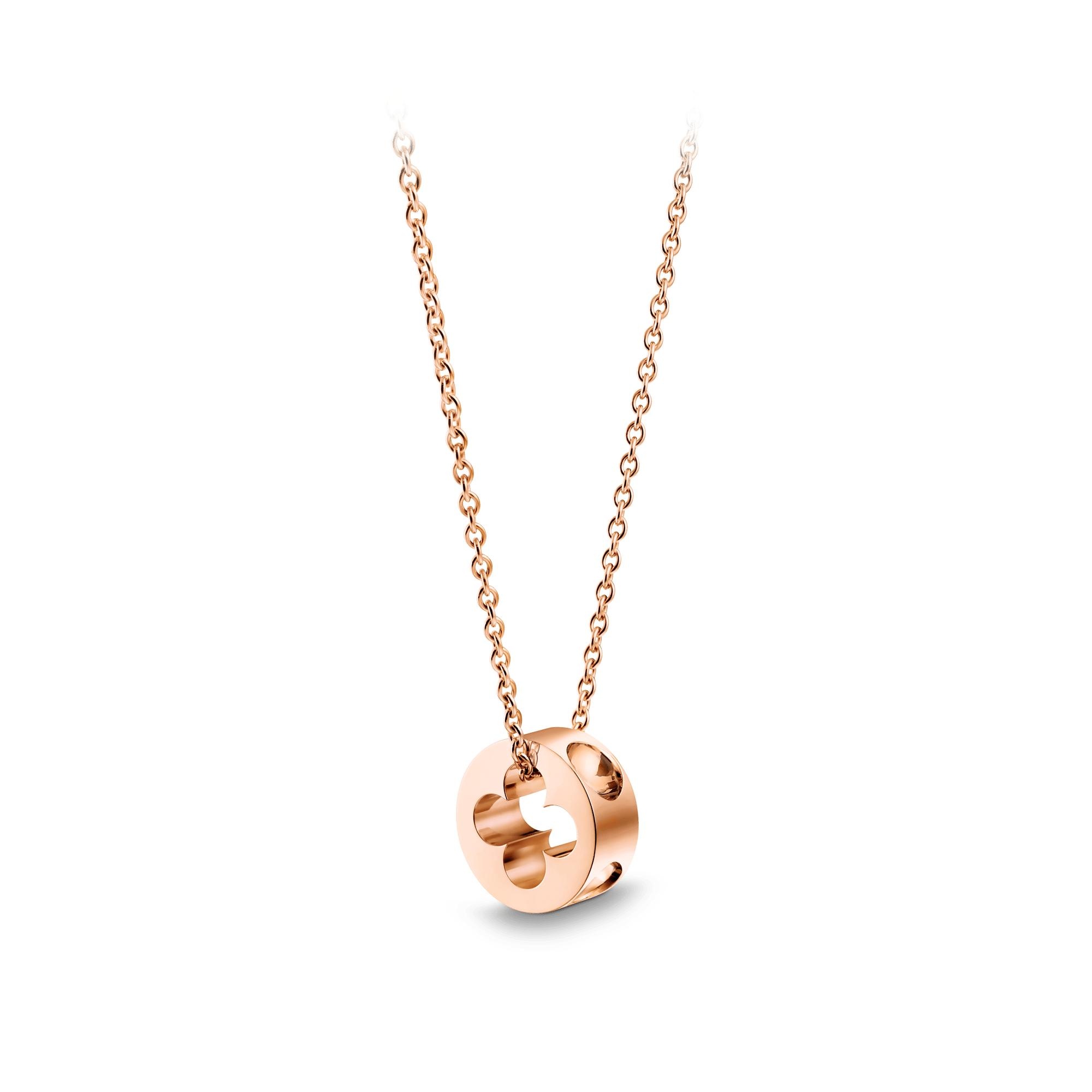 EMPREINTE PENDANT, PINK GOLD - 1