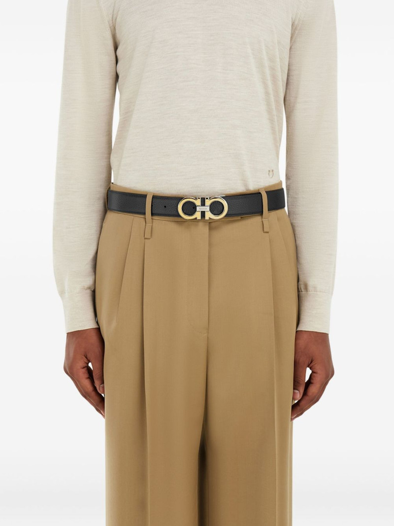 FERRAGAMO reversible gancini buckle belt outlook