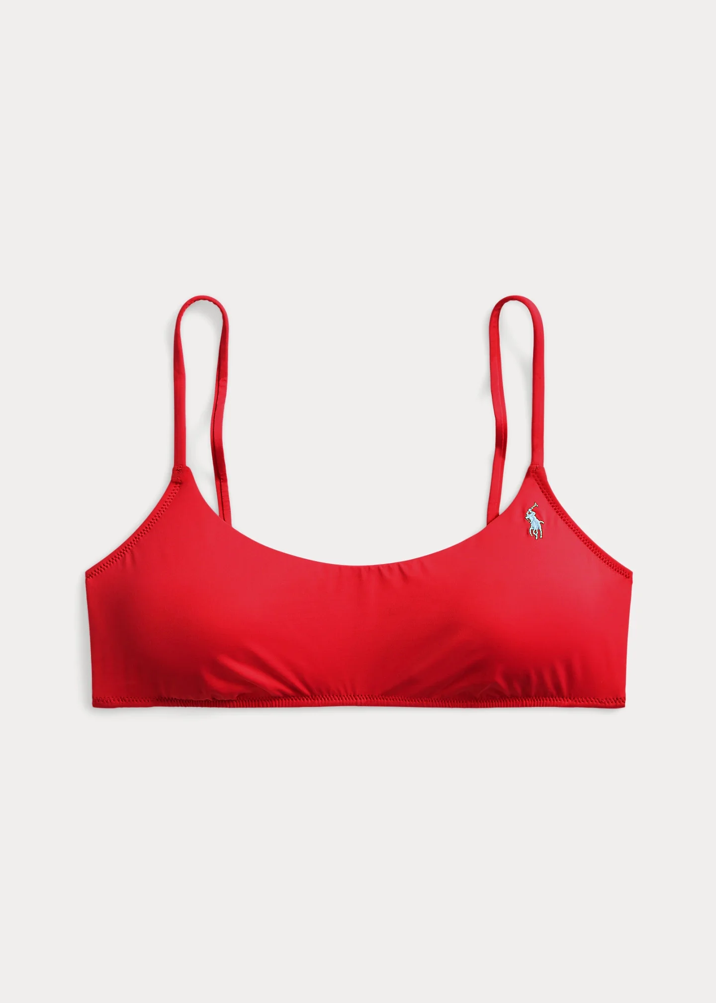 Embroidered Pony Bikini Top - 1