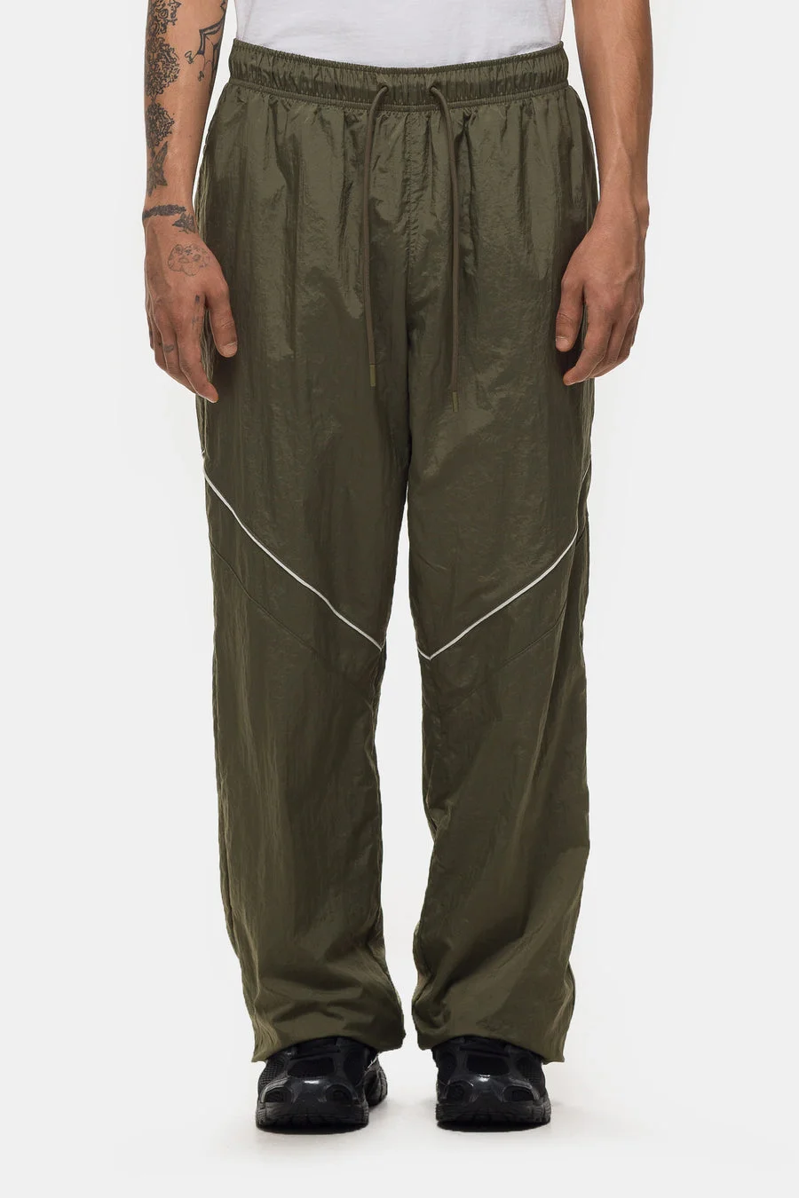 Brooklyn Draft Pant in Medium Olive/Sail/Sail - 1
