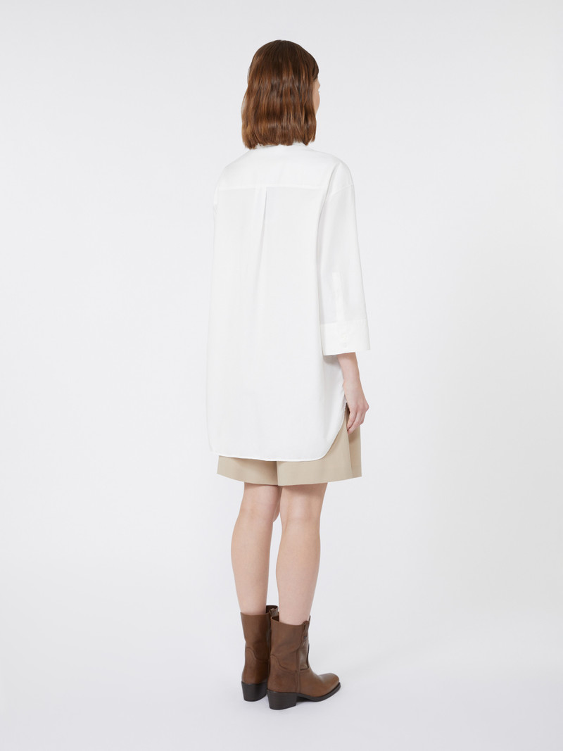 QUEVA Oversized cotton Oxford shirt 4