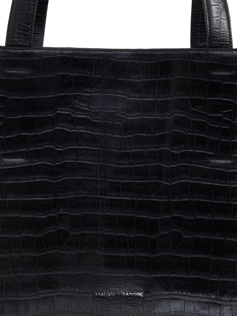 Saclaire top-handle embossed tote bag 4