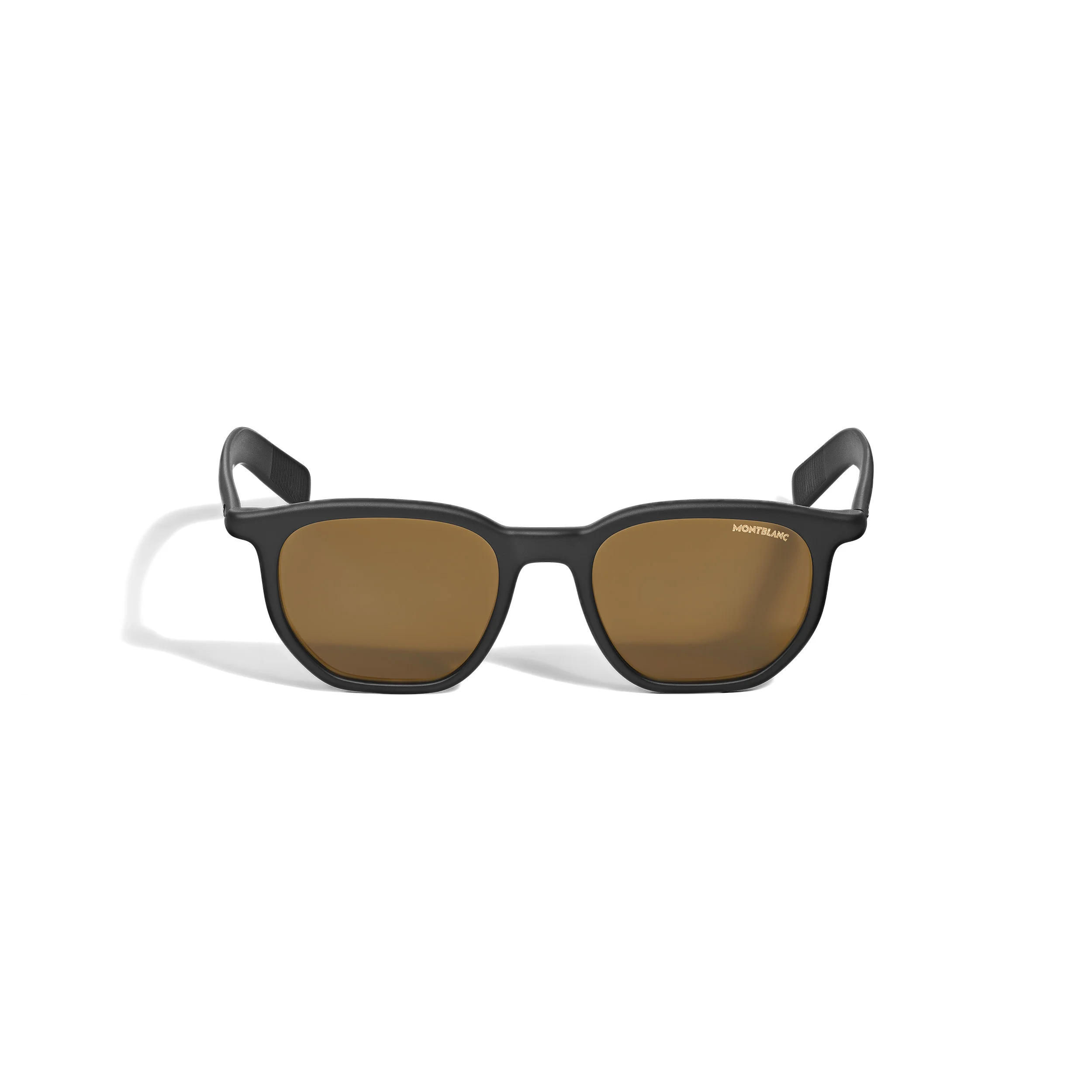 SQUARED SUNGLASSES WITH BLACK COLOURED ACETATE FRAME - 1