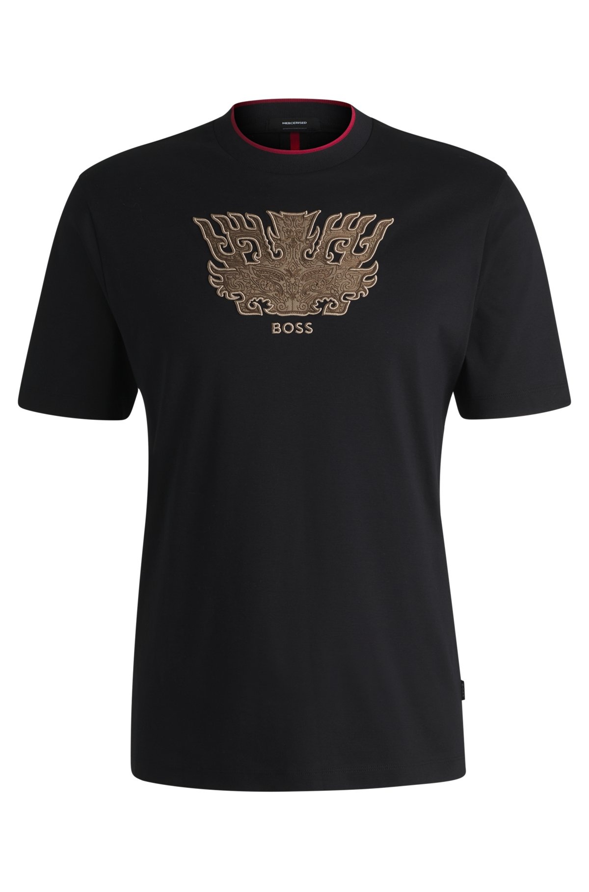 BOSS X CREATION OF THE GODS T-SHIRT WITH TAOTIE EMBROIDERY - 1