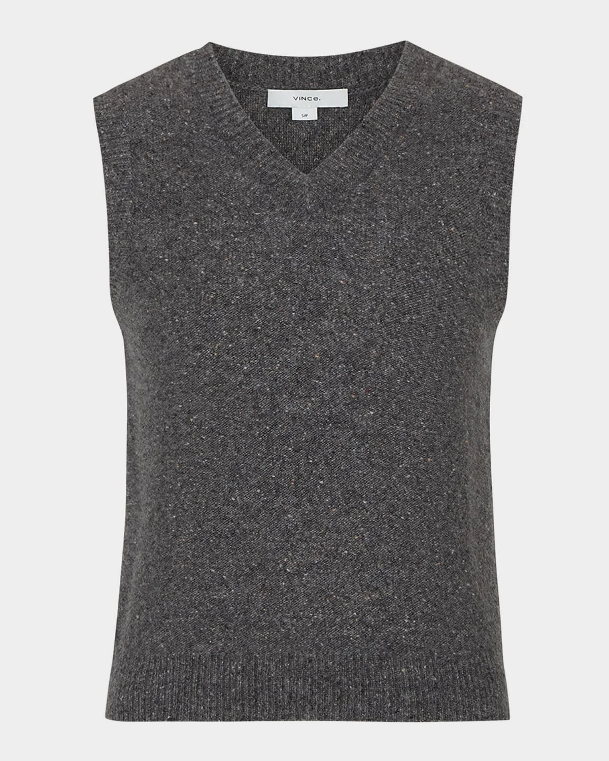 Donegal Plush Cashmere Sweater Vest - 1