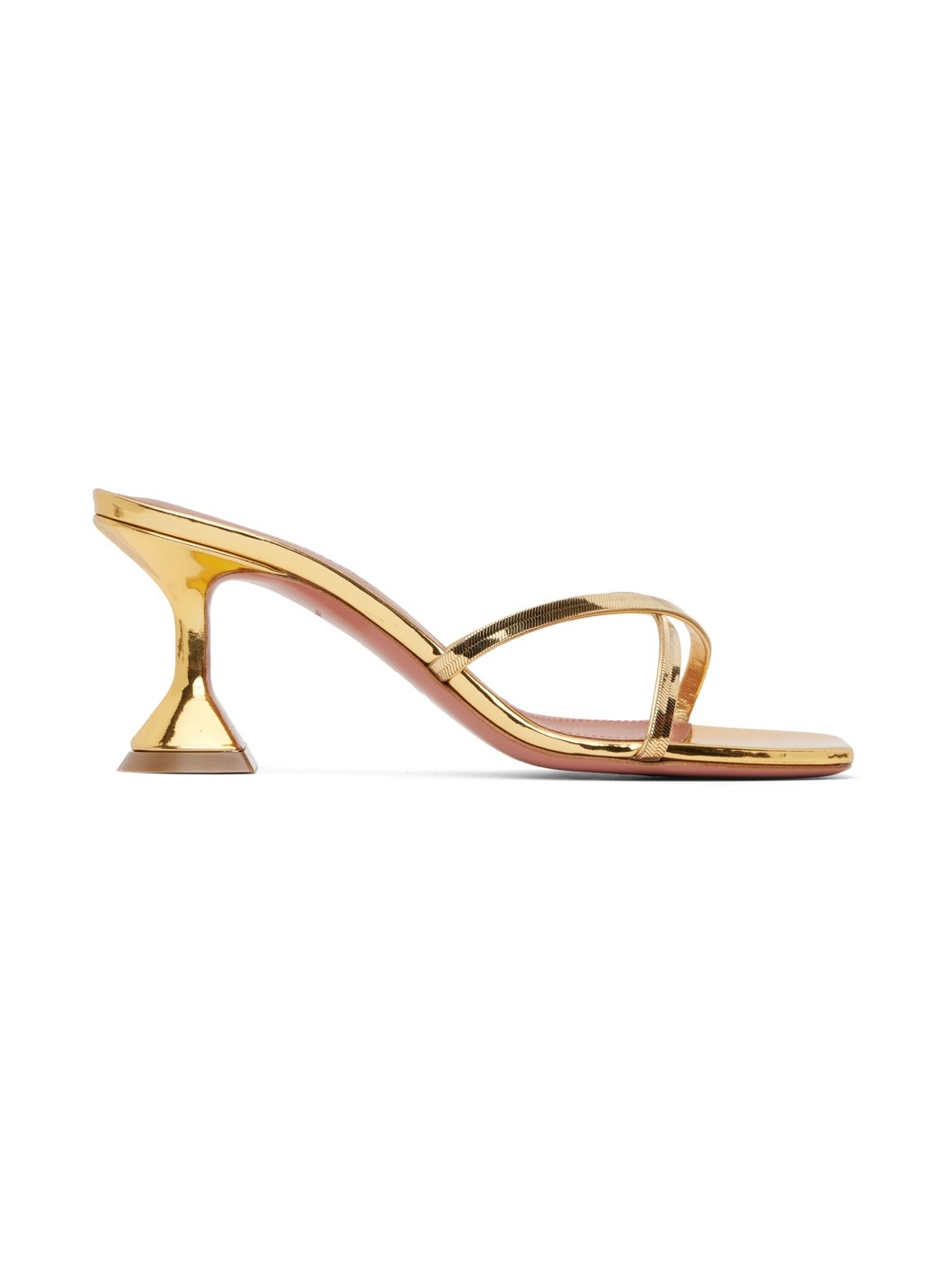 Gold Henson Heeled Sandals - 1