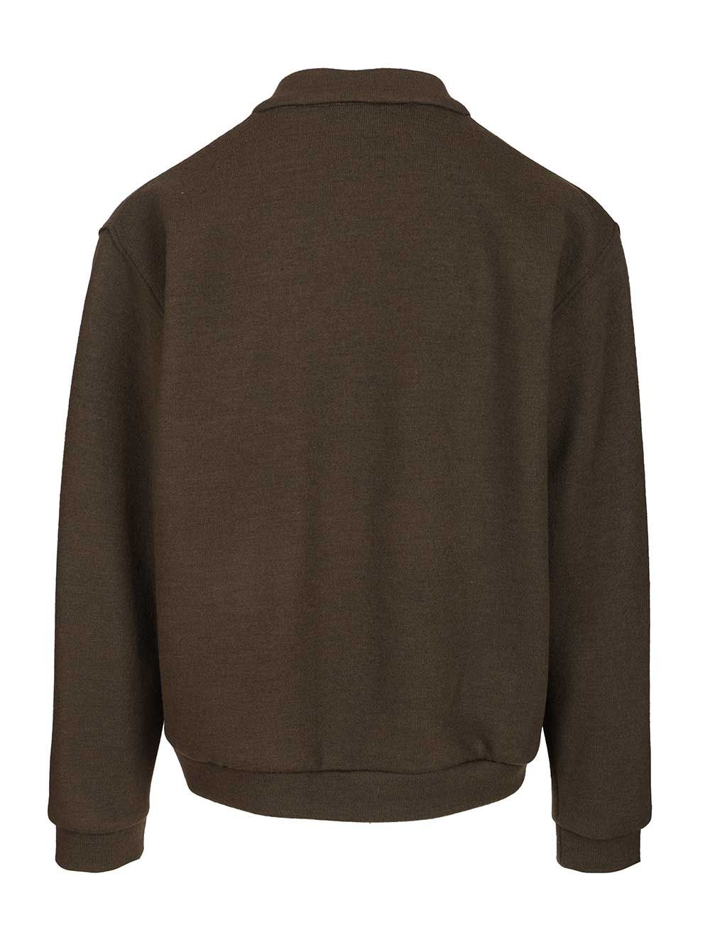 Capospalla Bomber Zip Gabier Lanoso 98 Lana 2 Elastan Jackets Green - 2
