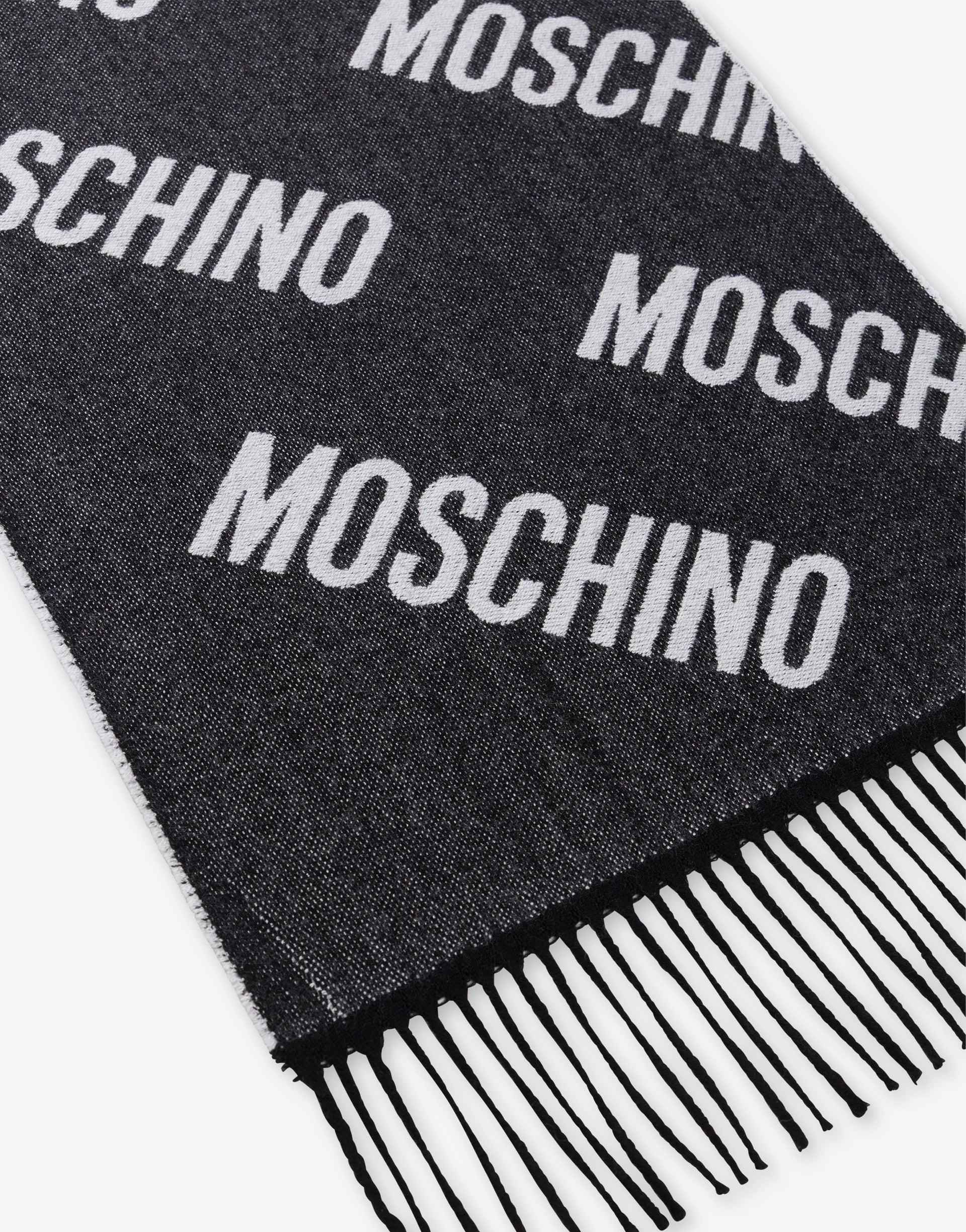 WOOL JACQUARD SCARF - 2