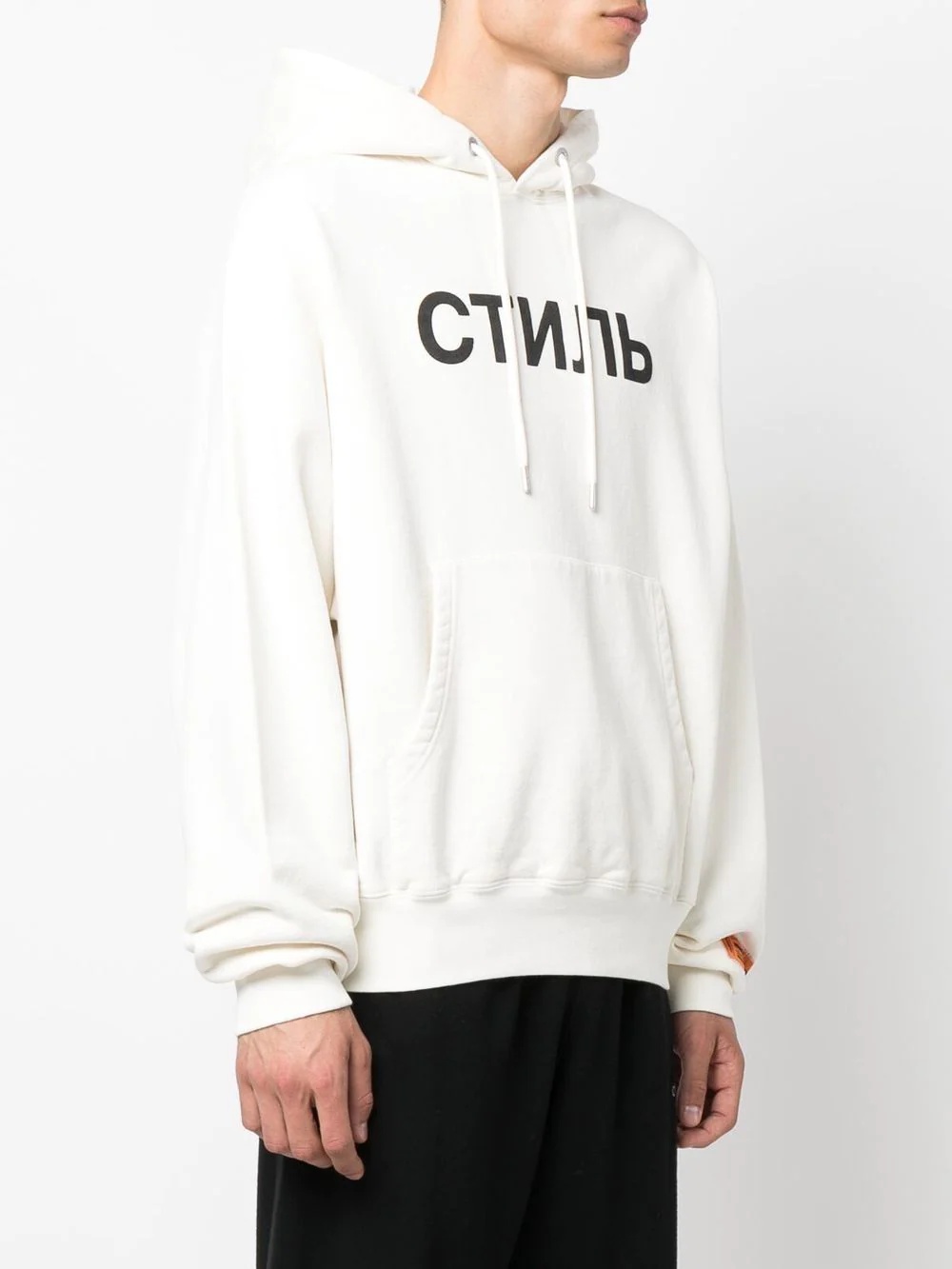 chest-logo hoodie - 3