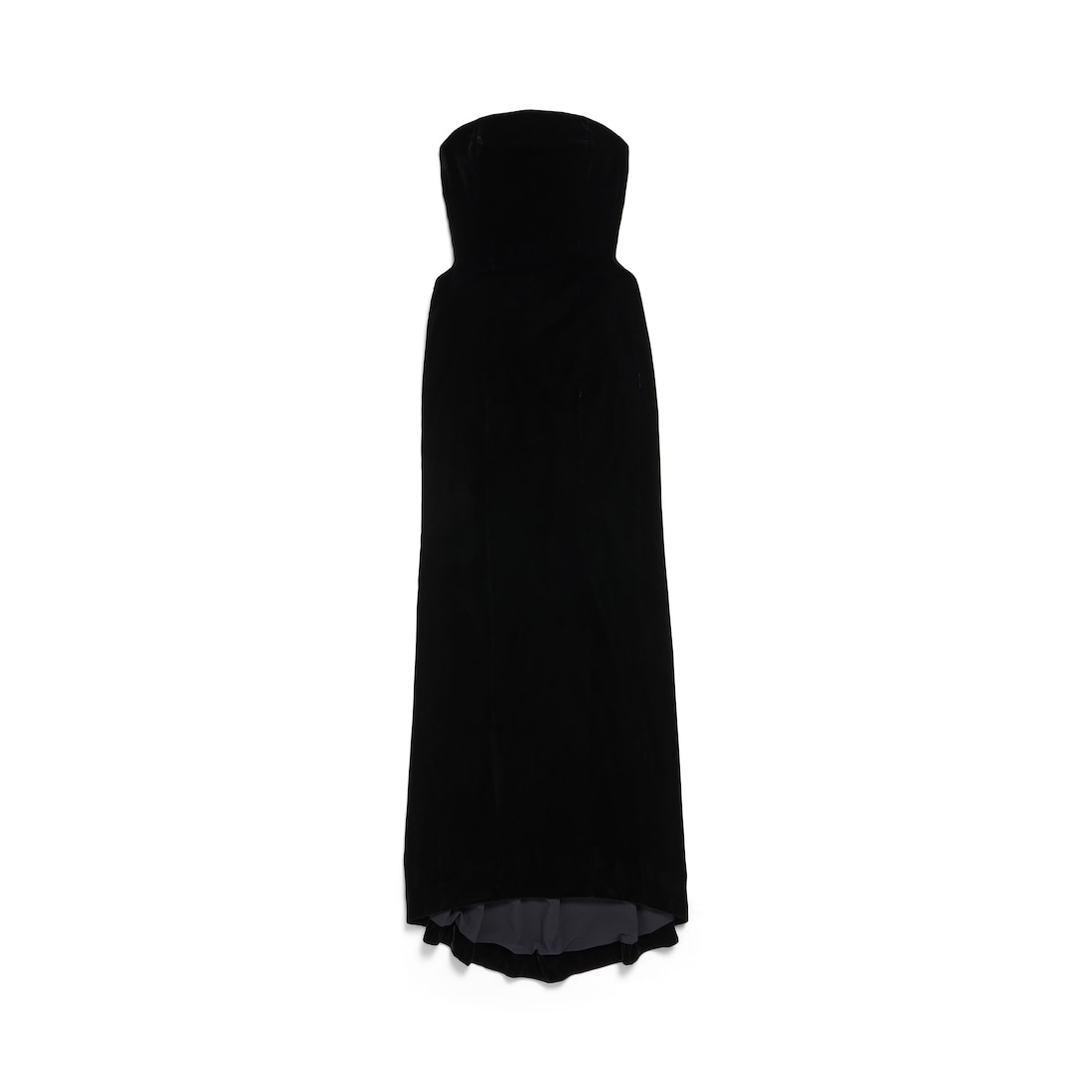Women's Bustier Gown in Black - 1