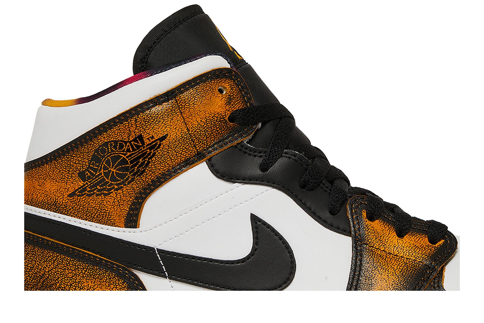Air Jordan 1 Mid SE 'Wear-Away - Taxi' - 2