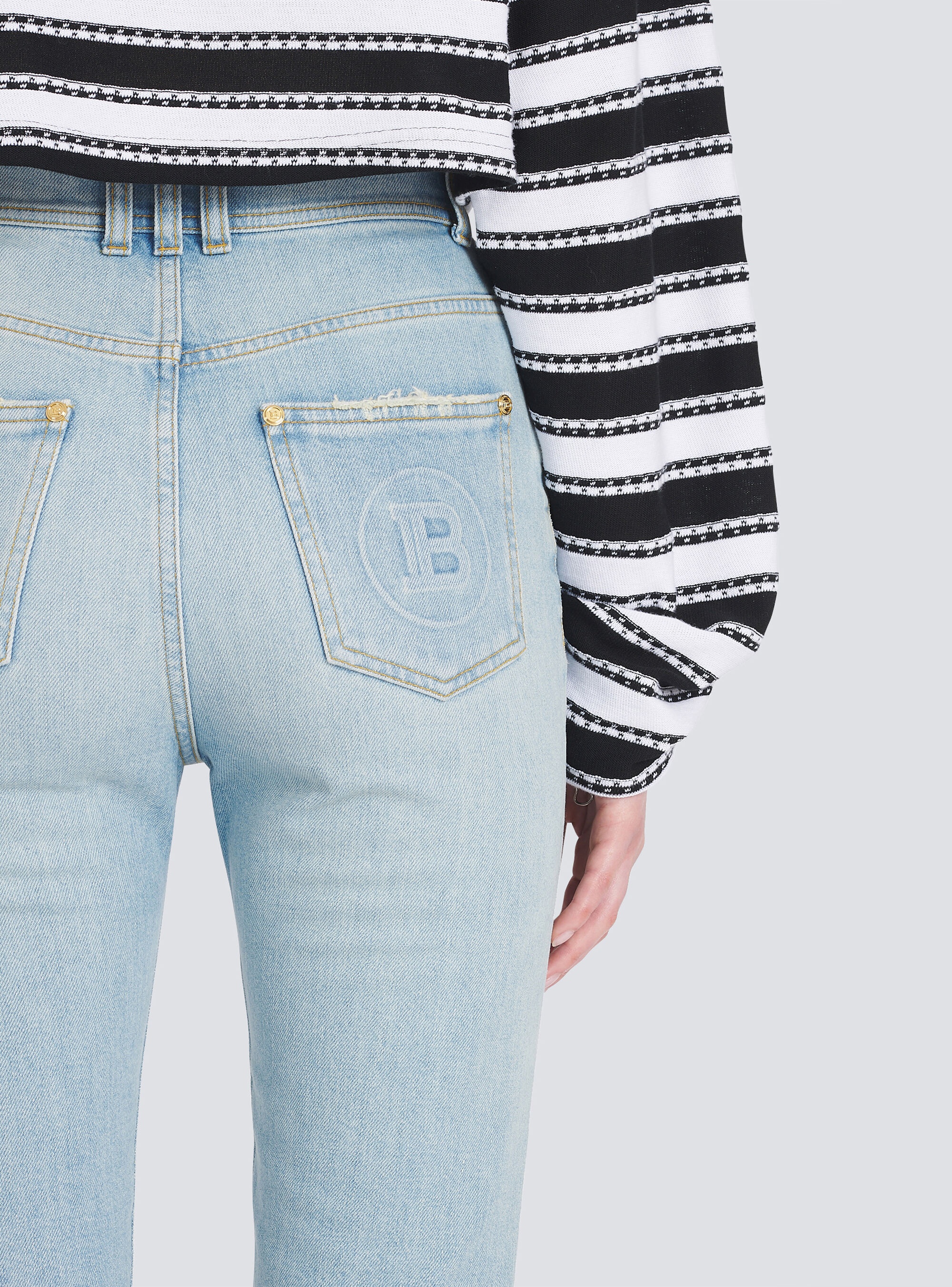 Skinny cut eco-designed jeans - 6