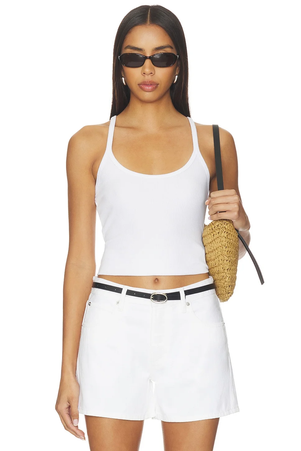 Cotton Rib Cami Tank - 1