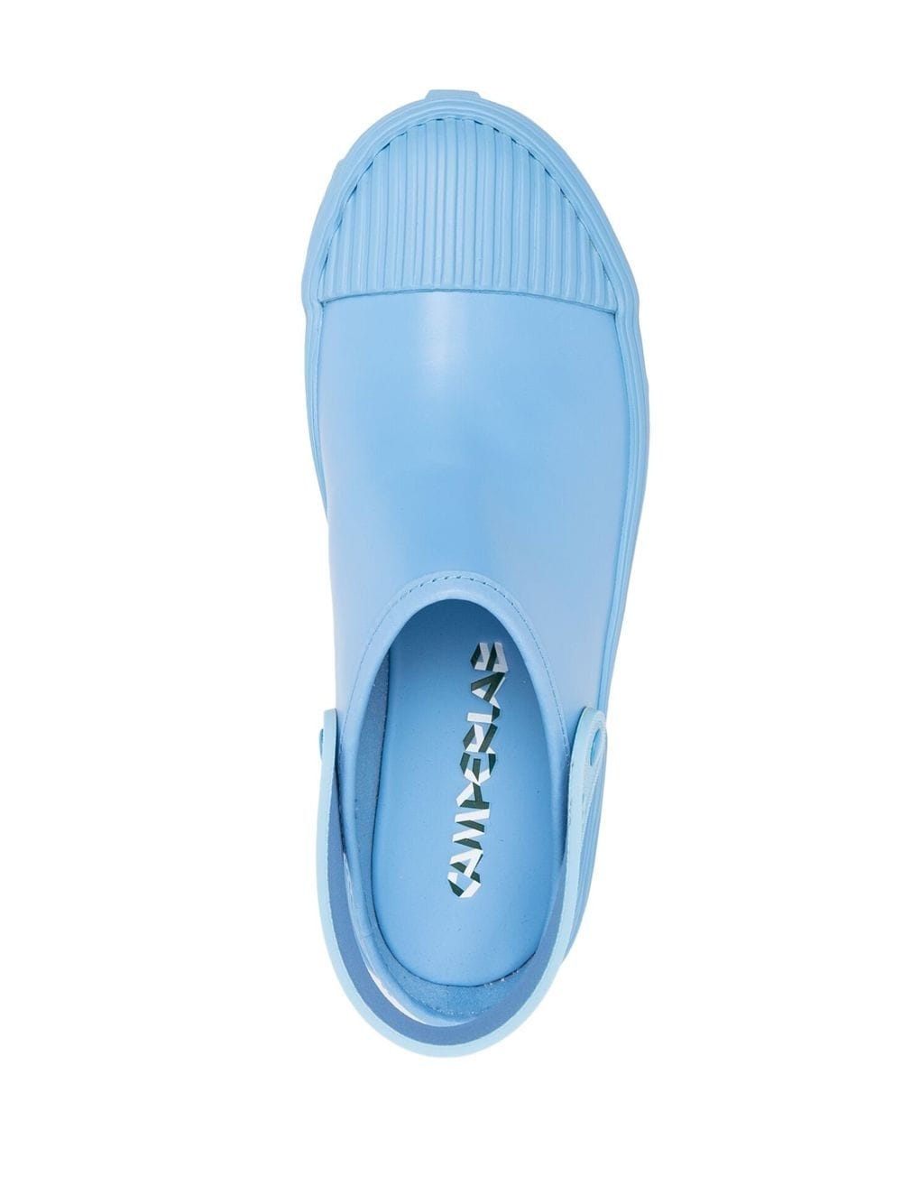 logo-strap chunky mules - 4