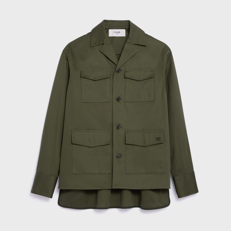 overshirt IN cotton satin 1