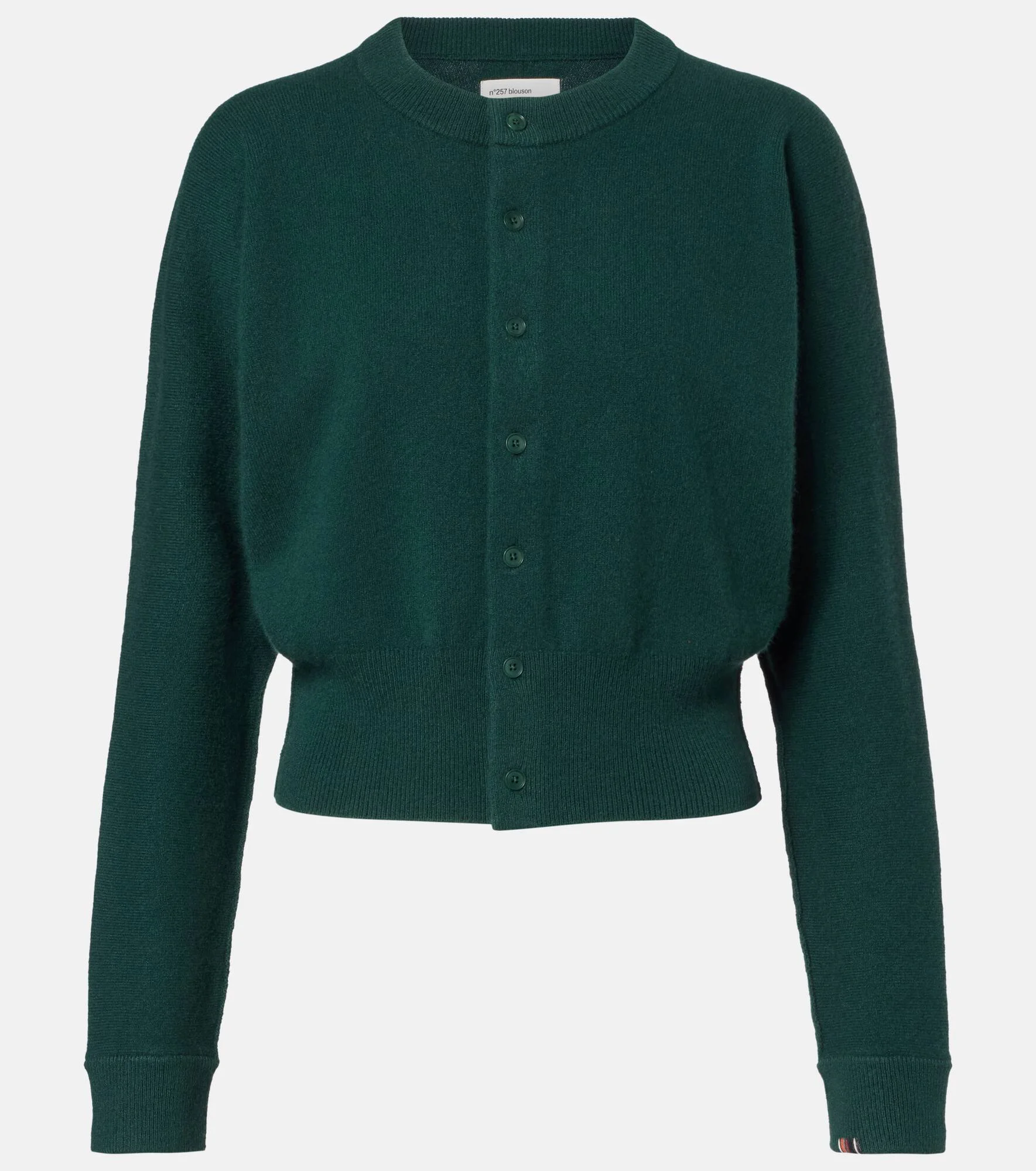 Blouson cashmere-blend cardigan - 1