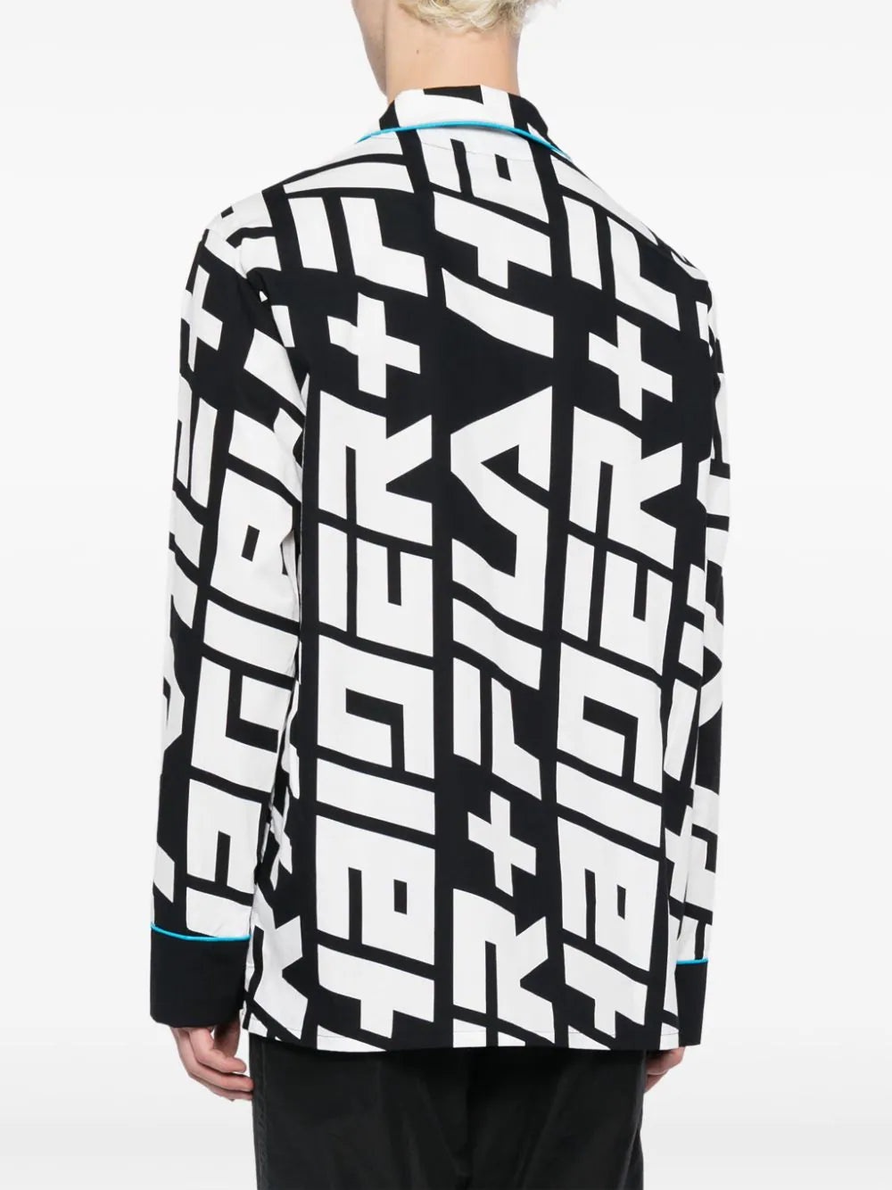 MONOGRAM-PRINT COTTON SHIRT - 4