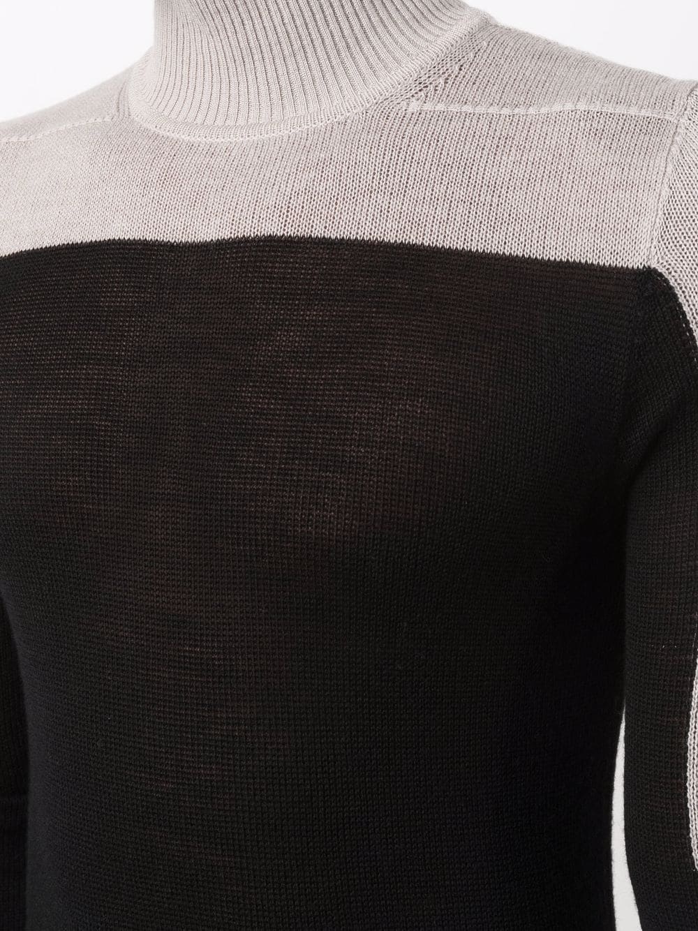 roll-neck wool jumper - 5