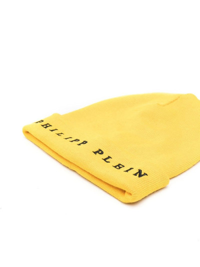 PHILIPP PLEIN embroidered logo beanie outlook