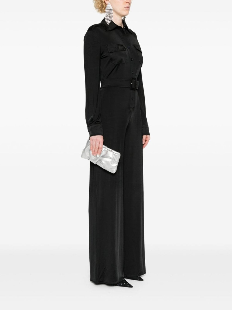 JIMMY CHOO Bonny leather clutch bag outlook