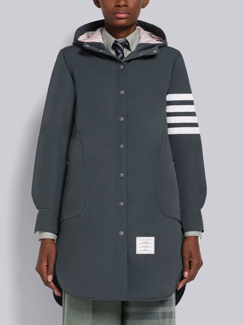 Tech Faille Hooded 4-Bar Down Shirtdress 1