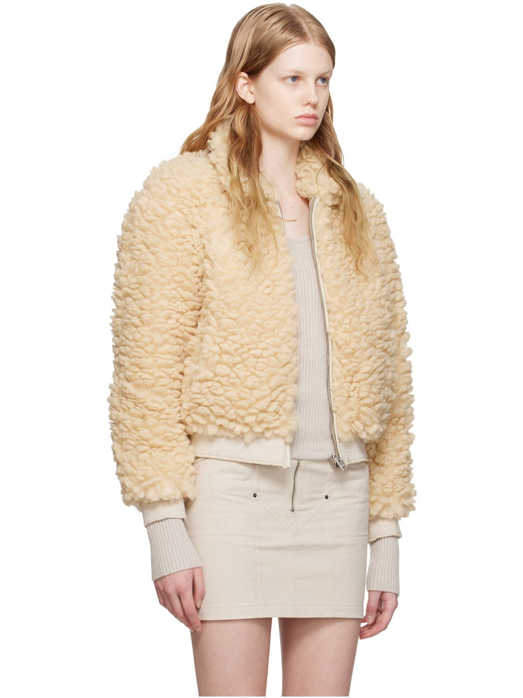 Yellow Salvia Bomber Jacket - 2