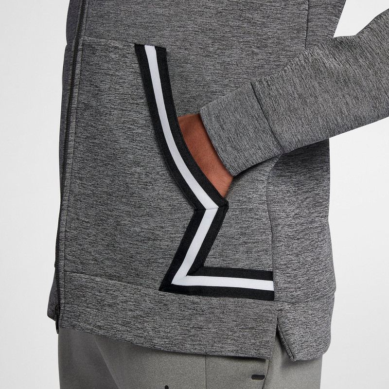 Jordan Air Jordan Flight Tech Diamond Jacket 'Grey' 939941-091 outlook