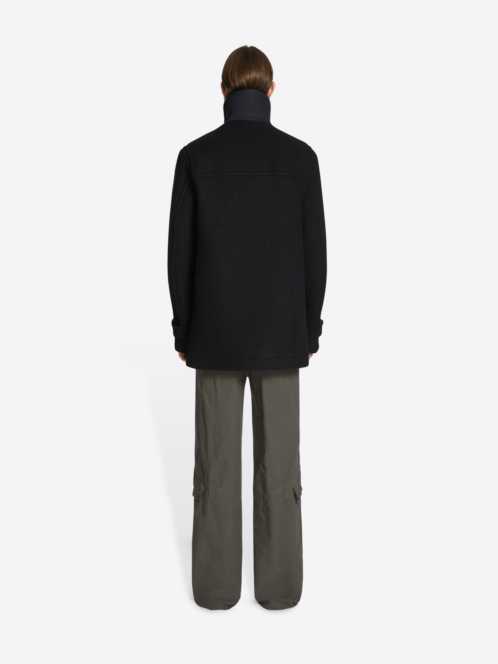 CROPPED DUFFLE COAT - 4