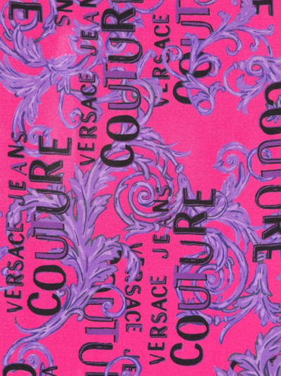 VERSACE JEANS COUTURE Barocco-print silk scarf outlook